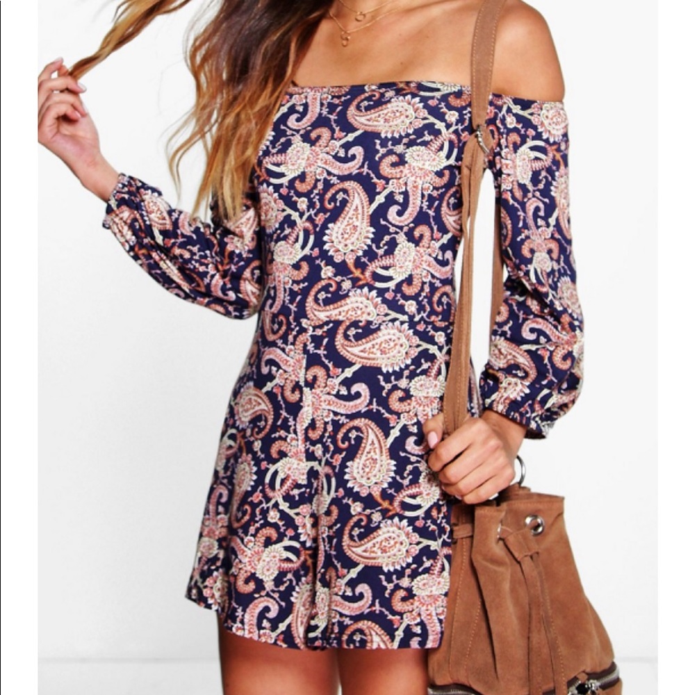 Paisley Print Playsuit